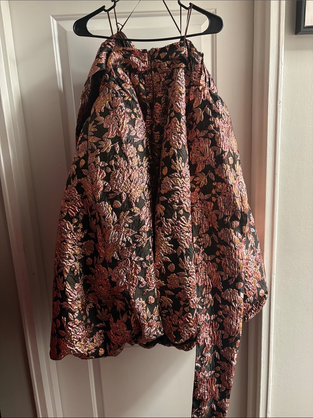 AKIRA Pink Floral Strapless Bubble Dress - Picture 7 of 7